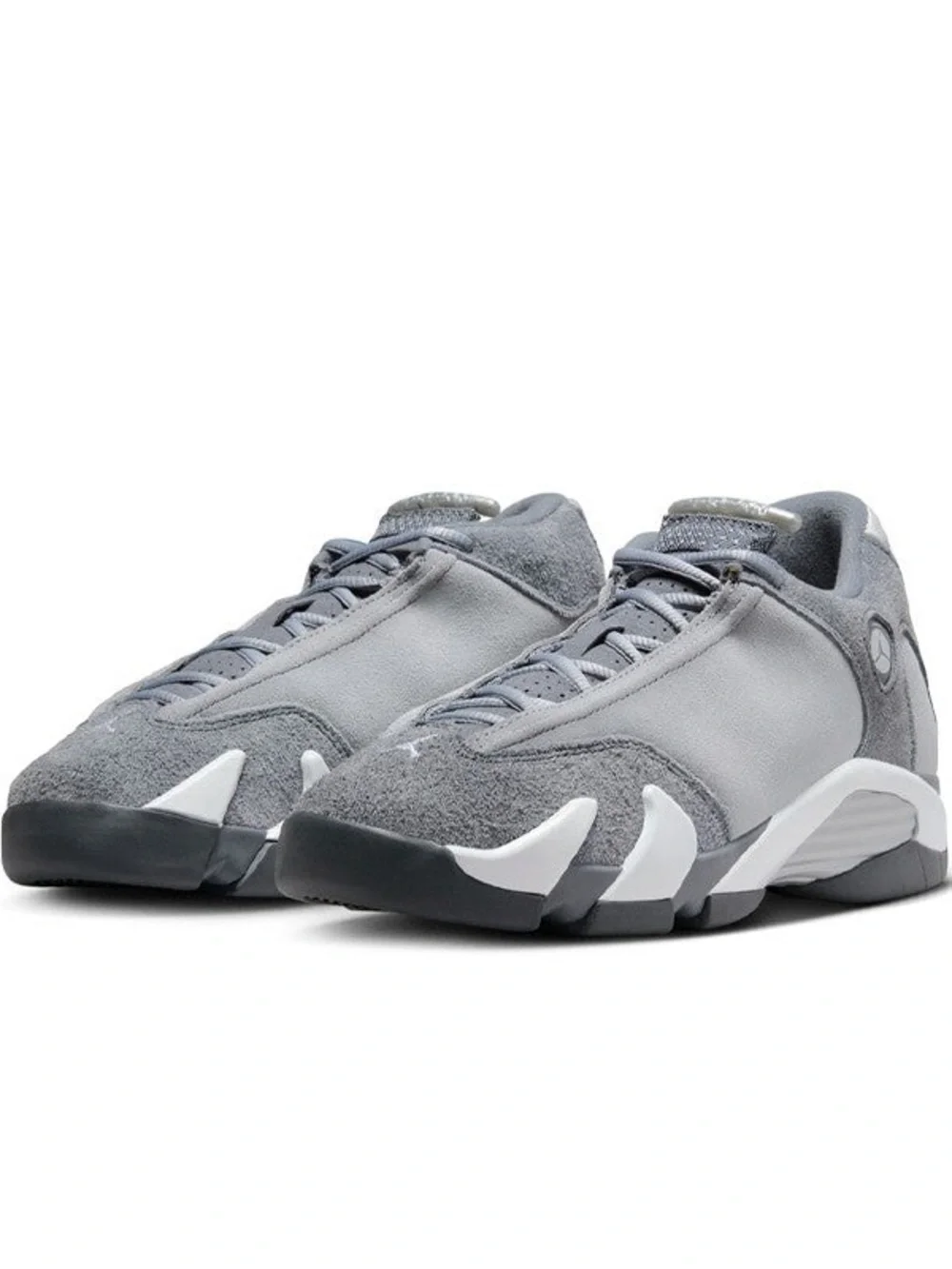 Jordan Low-Top Sneakers in Light Grey and White